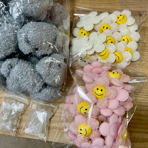 키링재료 털지비츠재료 봉제인형 강아지얼굴인형