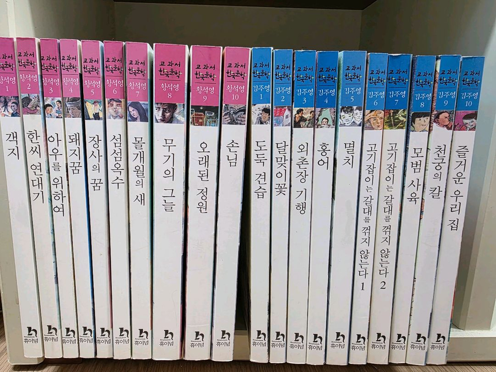 휴이넘 교과서 한국문학45권+휴이넘 논술5권--1