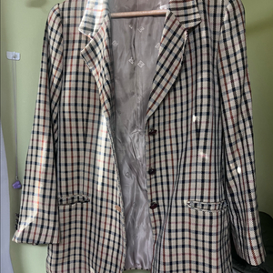 닥스 체크 패턴 자켓