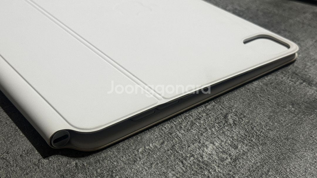 애플정품 아이패드 매직키보드11 화이트 에어5 A2261 새상품--3