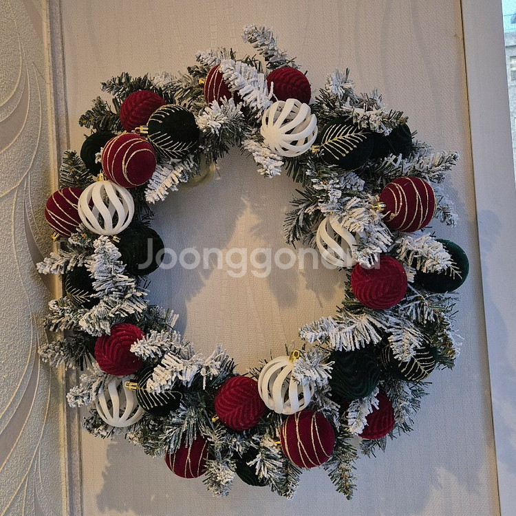 크리스마스 리스 장식품--0