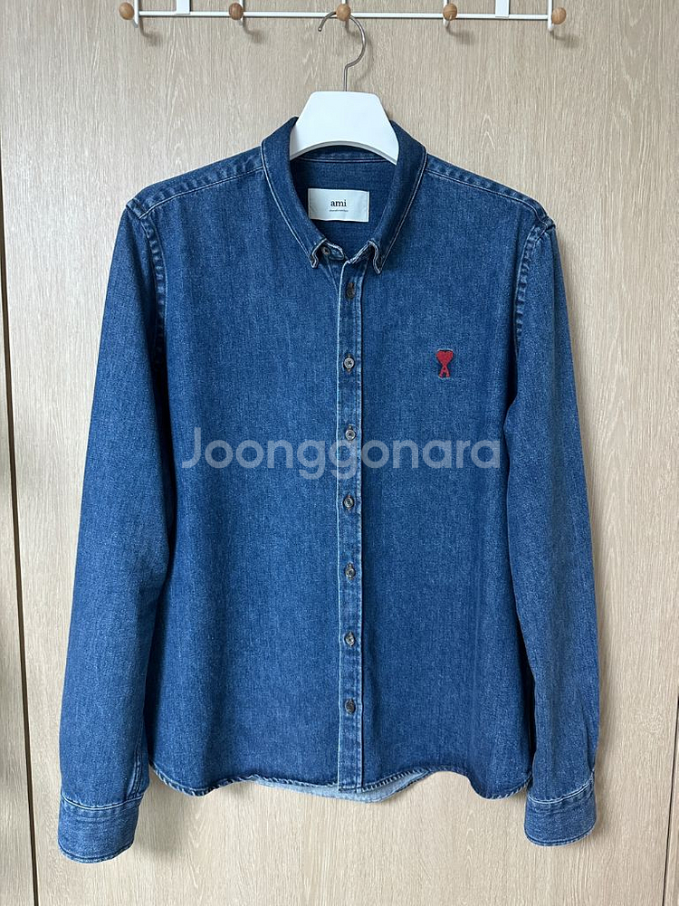 아미/24fw 데님 셔츠/XL--0
