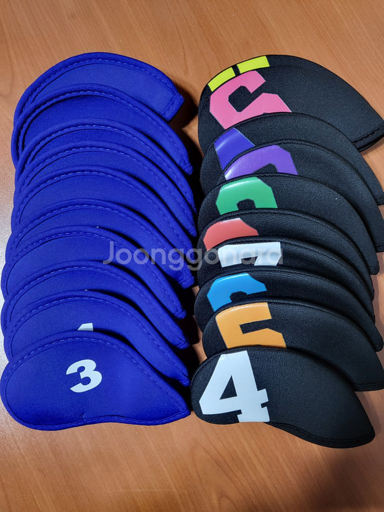 골프 아이언 커버 5~9,P,S 4종 팝니다.--4