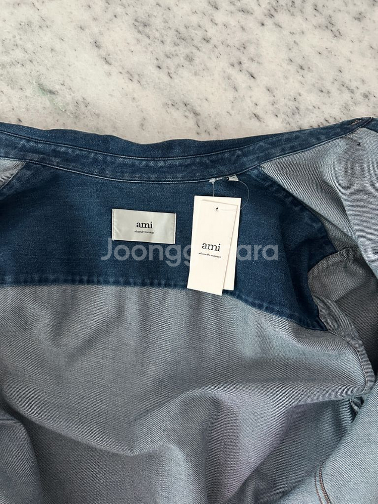 아미/24fw 데님 셔츠/XL--1