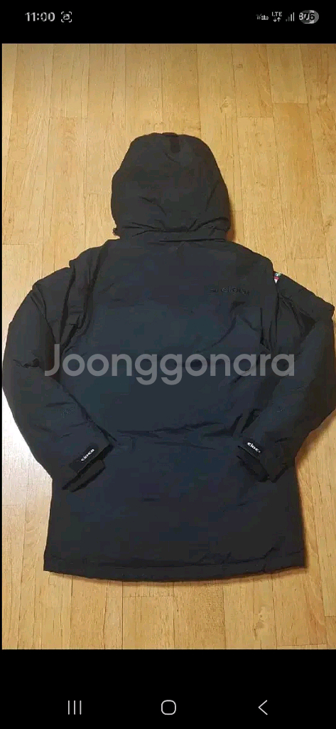 (새상품급)아이더 여성 방수 덕다운 기능성 패딩 블랙 자켓, 66사이즈--1