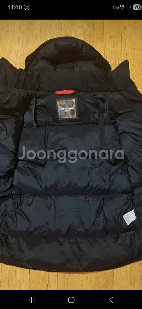 (새상품급)아이더 여성 방수 덕다운 기능성 패딩 블랙 자켓, 66사이즈--2