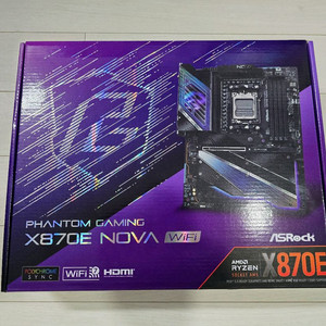 에즈락 x870e nova 메인보드 미개봉