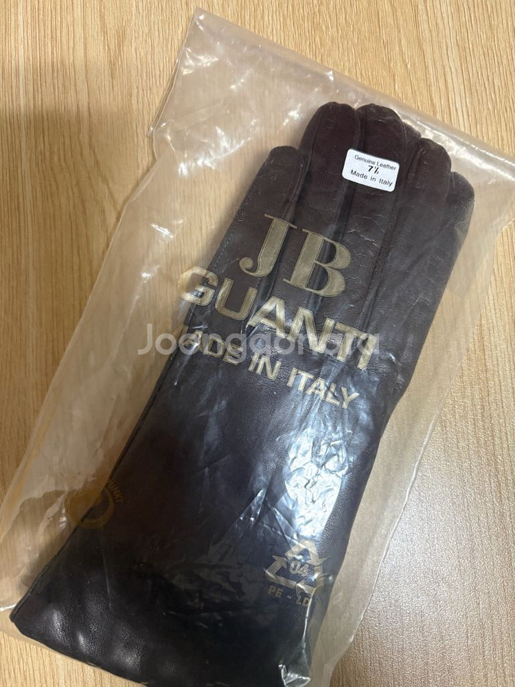 JB GUANTI 가죽 장갑 7 1/2 캐시미어--3