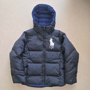 폴로 랄프로렌 키즈 빅포니 덕다운 패딩점퍼 140