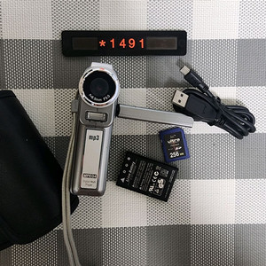 대우 TAKE-7DMP-2000 디지털캠코더 실버바디