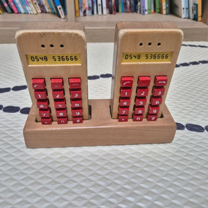 태국 원목 전화기 장난감