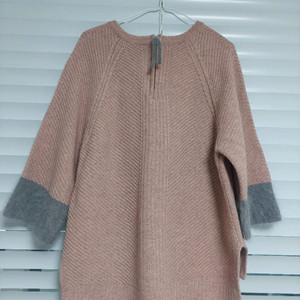 택프리 모 소매앙고라 미착용새것 니트 스웨터 폴오버