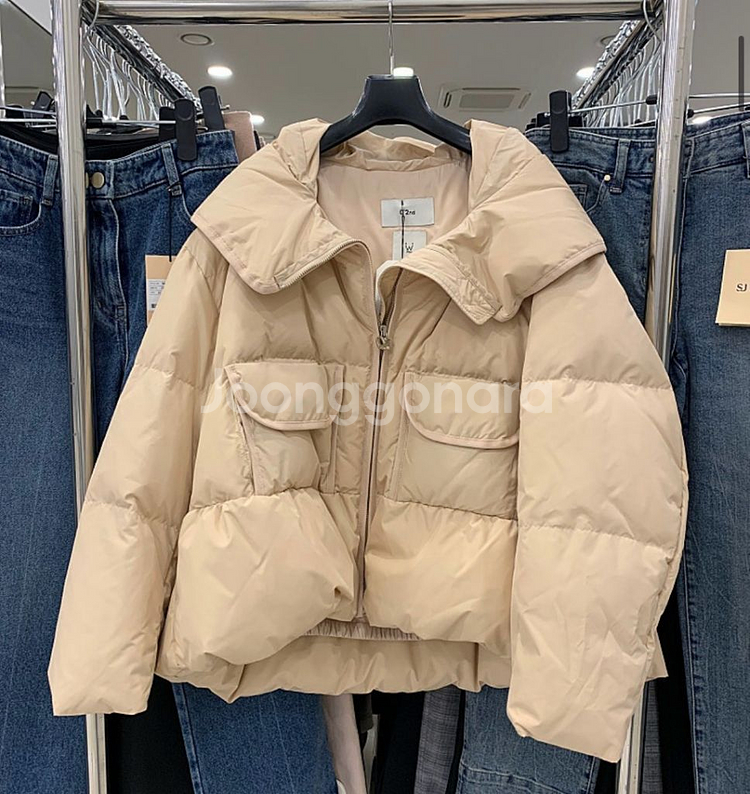 오즈세컨 베이직 패딩 점퍼--0