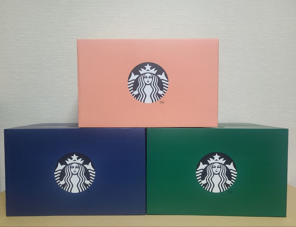 스타벅스 쿨러 아이스박스 + 폴딩 카트 박스미개봉 새상 이미지