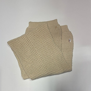 여성 톰보이 Tomboy 베이지 와플 머플러 목도리 이미지