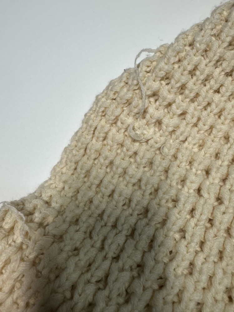 여성 톰보이 Tomboy 베이지 와플 머플러 목도리 이미지