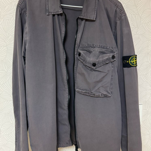 [XL] 스톤아일랜드 21SS 올드이펙트 오버셔츠 퍼플