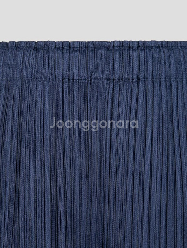 이세이미야케 플리츠플리즈 바지 시커바텀1 팬츠 네이비 4사이즈--2