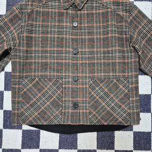 스튜디오 톰보이 체크자켓