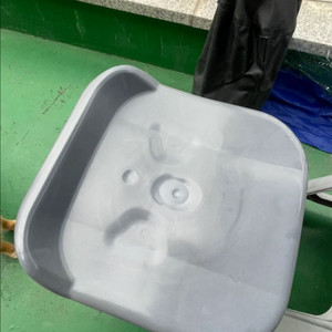 원형 플라스틱 식탁 의자 세트 편의점테이블 이미지