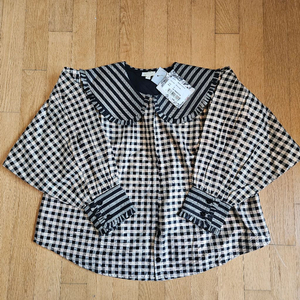 봉주르 다이어리 맘 성인 금사 블라우스 m l 마지막가격