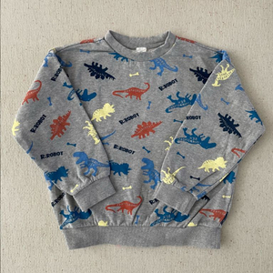 알로봇, 갭키즈, H&M키즈, 래핑차일드 남아 겨울 기모 맨투맨 티셔츠 130, 바지 120