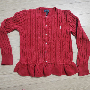 폴로걸즈 케이블 니트 스웨터 XL