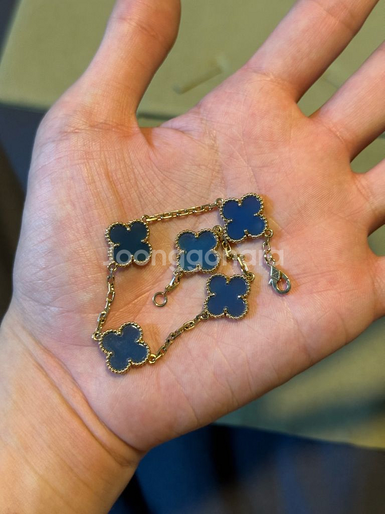 18k 원석(아게이트) 팔찌--1