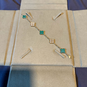 18k 원석(말라카이트), 천연다이아 팖찌