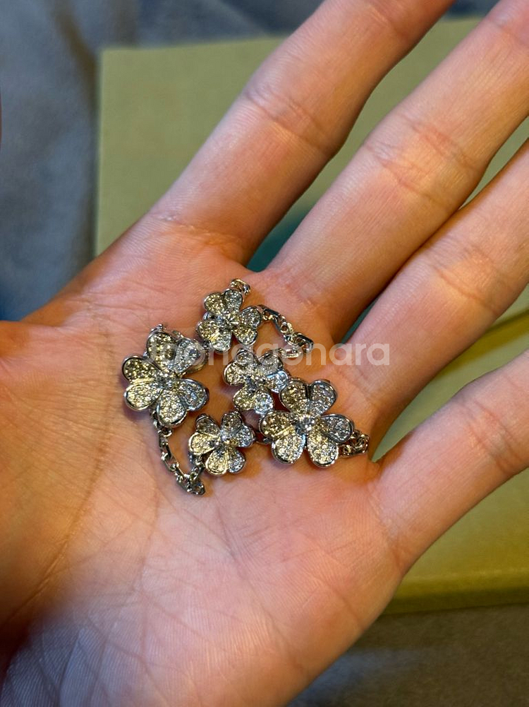 18k 모이사나이트 팔찌--1