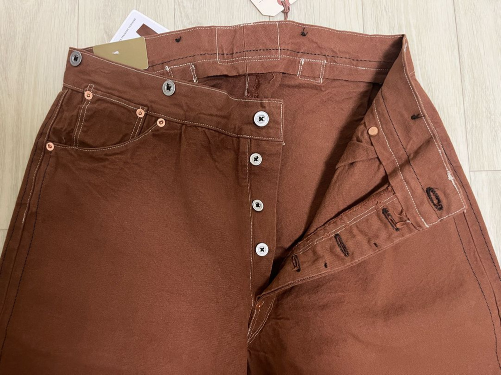 리바이스빈티지클로딩lvc1870 덕 웨이스트 오버올 32X32,34X32--2