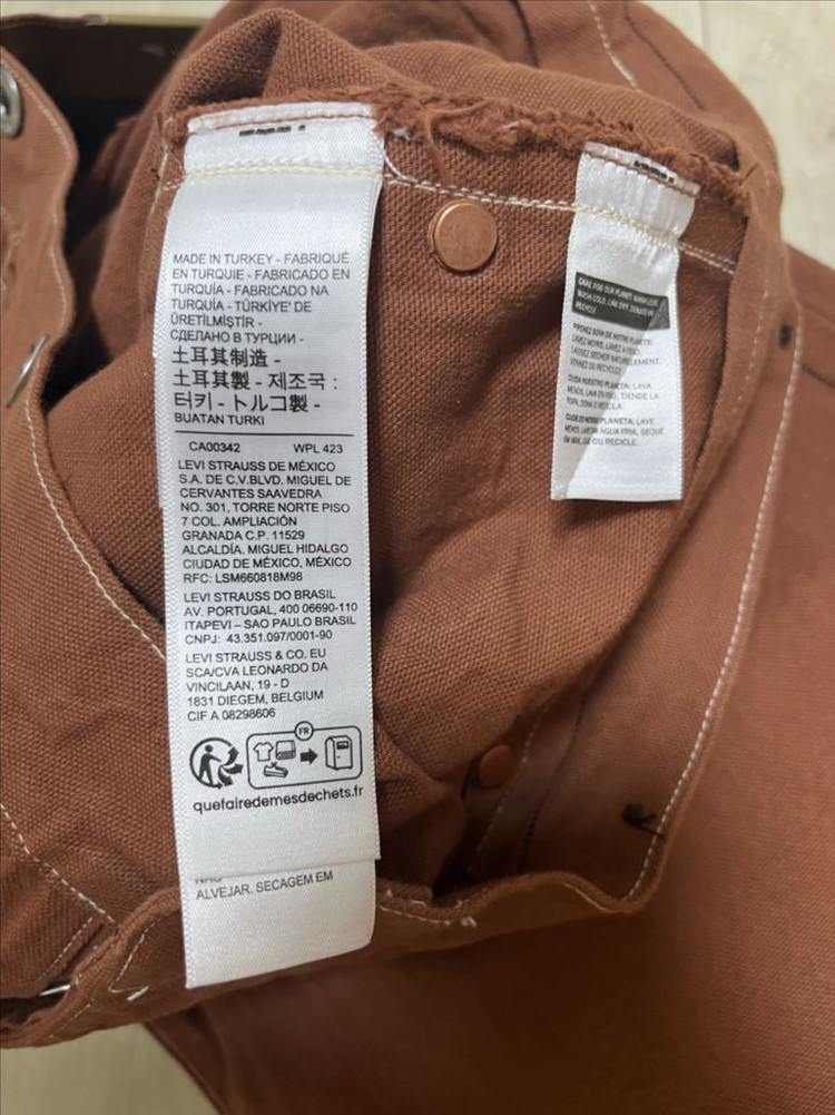 리바이스빈티지클로딩lvc1870 덕 웨이스트 오버올 32X32,34X32--8