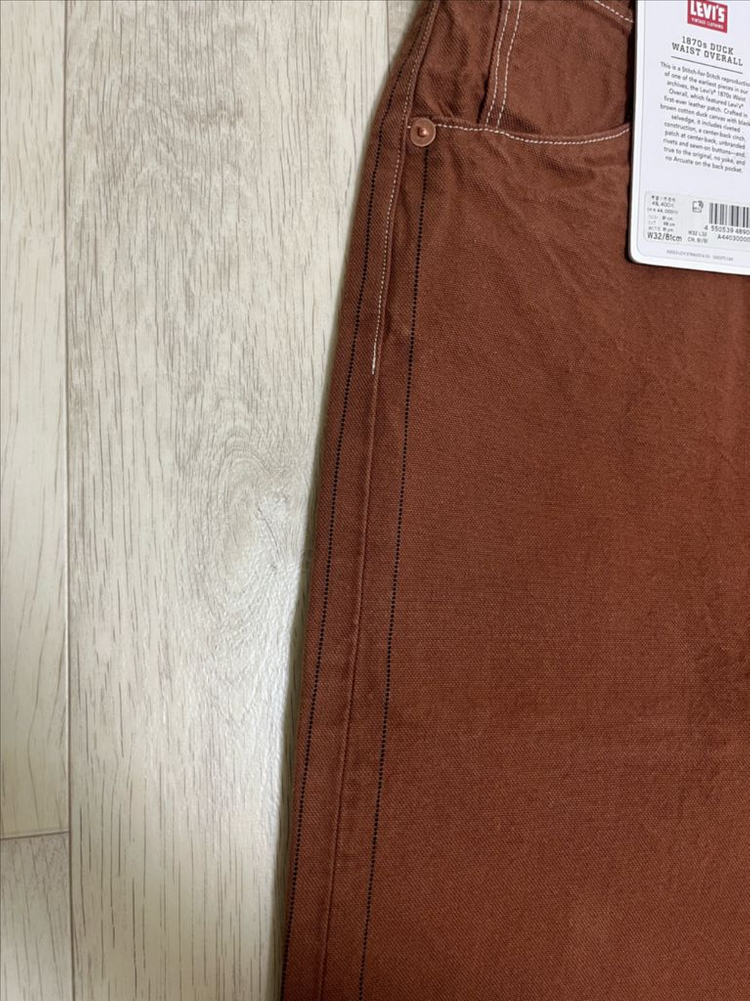 리바이스빈티지클로딩lvc1870 덕 웨이스트 오버올 32X32,34X32--6