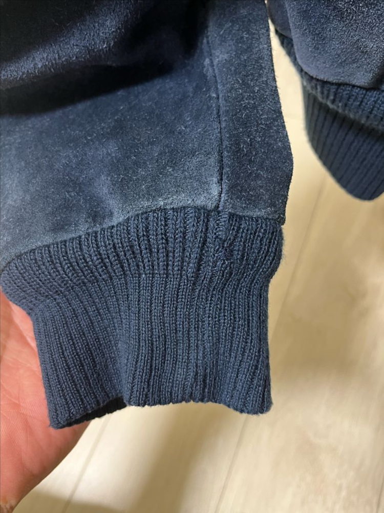 리바이스빈티지클로딩 lvc1960 마졸리카 블루 스웨이드 가죽자켓 M--5