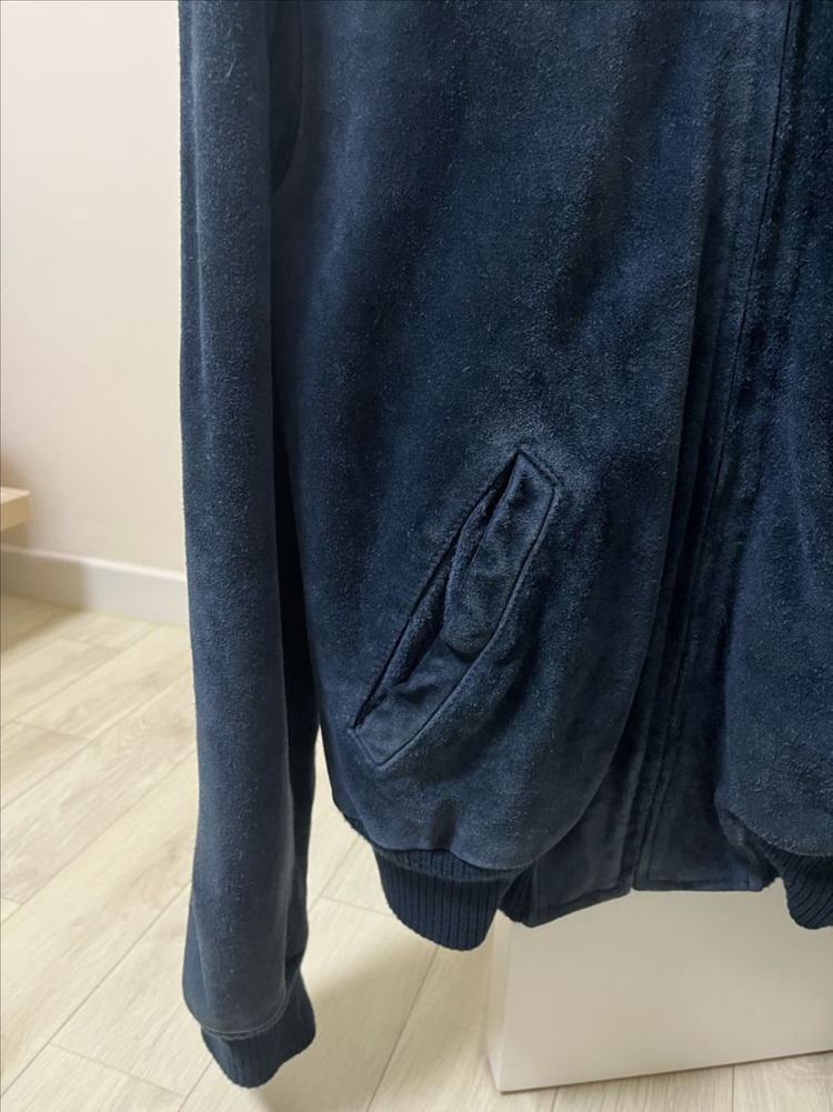 리바이스빈티지클로딩 lvc1960 마졸리카 블루 스웨이드 가죽자켓 M--2