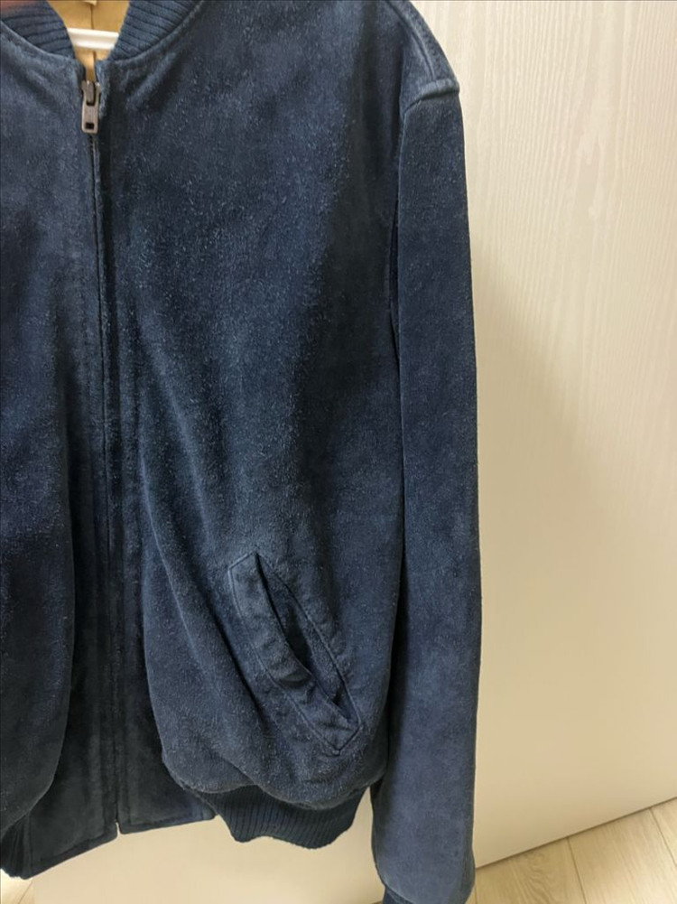 리바이스빈티지클로딩 lvc1960 마졸리카 블루 스웨이드 가죽자켓 M--3