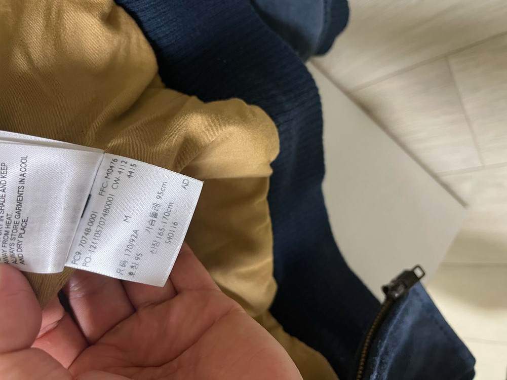 리바이스빈티지클로딩 lvc1960 마졸리카 블루 스웨이드 가죽자켓 M--9