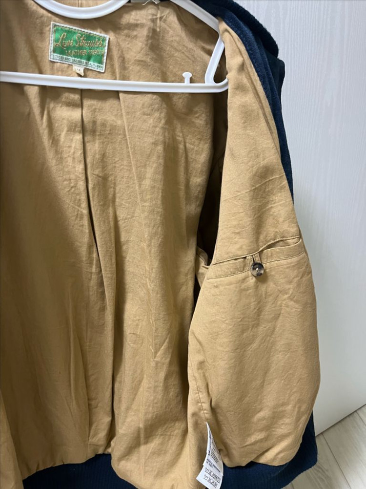 리바이스빈티지클로딩 lvc1960 마졸리카 블루 스웨이드 가죽자켓 M--7