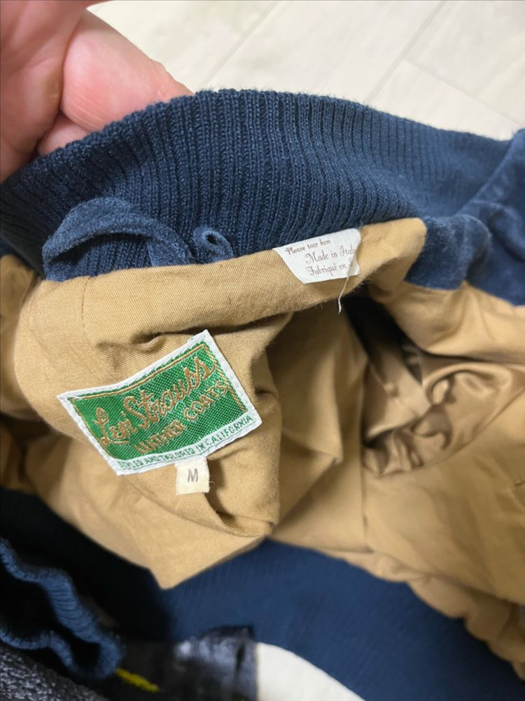 리바이스빈티지클로딩 lvc1960 마졸리카 블루 스웨이드 가죽자켓 M--6