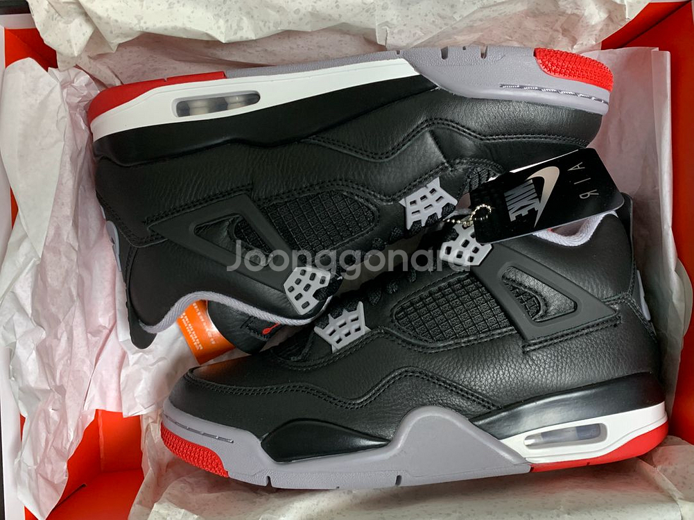 [255] 나이키 에어 조던4 레트로 브레드 리이매진드--2