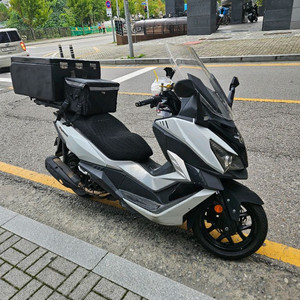 SYM 크루심125 ABS모델 오토바이 팝니다 배달세팅!
