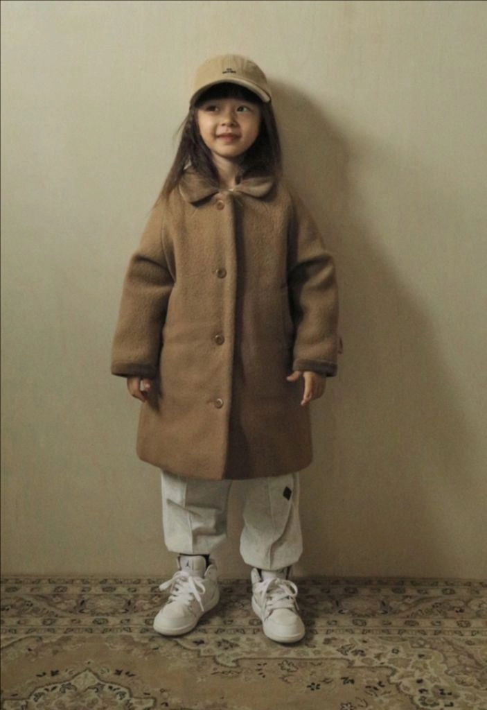 비엔어비엔 유아 모직 코트 L 베이지 이미지