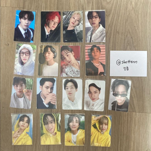 세븐틴 포카 포토카드 양도합니다 인더숲민규 더네임민규 고잉 우비 이미지