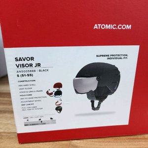 아토믹 주니어 바이저 헬맷 (s)