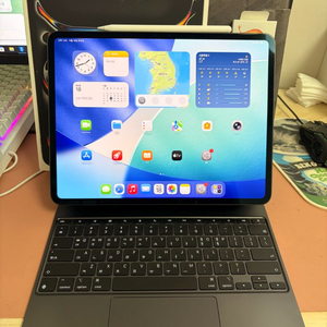 아이패드 프로 m4 13인치 7세대 256기가 스블 풀박스+매키프로+애펜프로