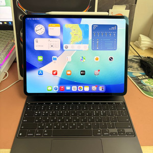 아이패드 프로 m4 13인치 7세대 256기가 스블 풀박스+매키프로+애펜프로