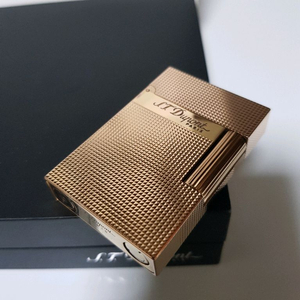 새상품급 듀퐁라이터 뉴 라인2 신형 ca18691 로즈골드 쌍불 듀퐁라이타