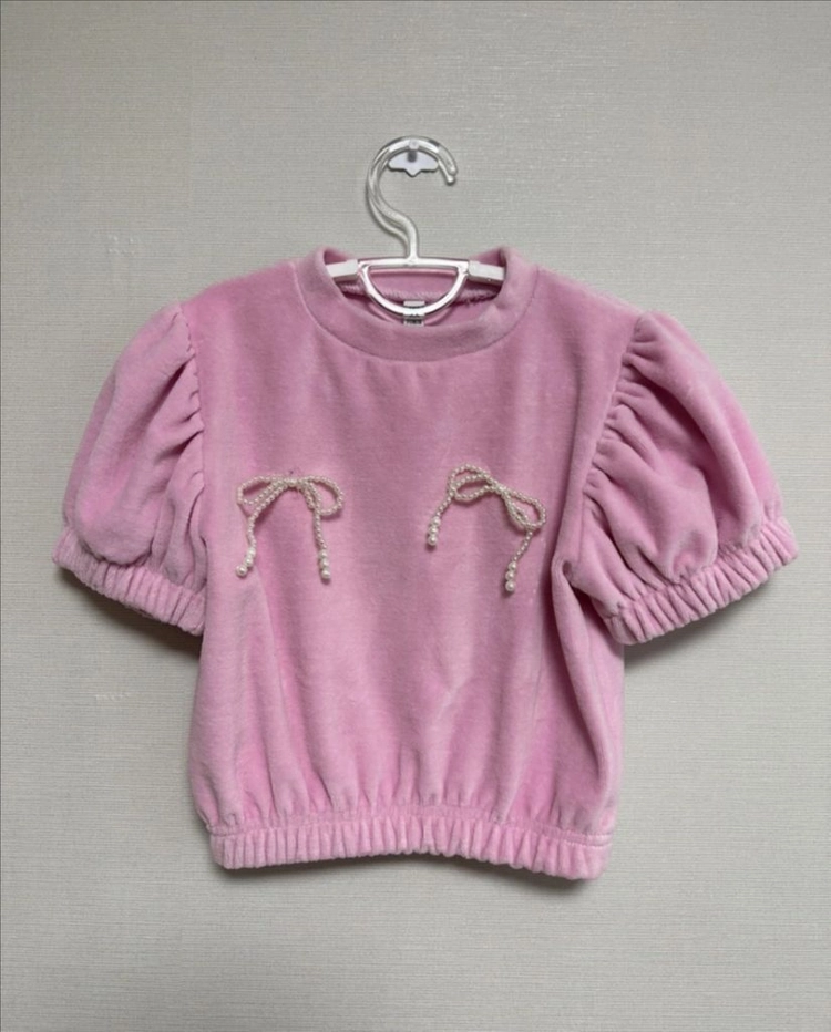 유아 핑크 리본 set 이미지