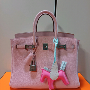 새거] 버킨 25 모브실베스트 은장 토고가죽