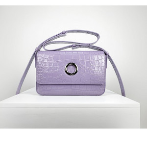 에센셜쉬 가죽 숄더백 퍼플 새상품